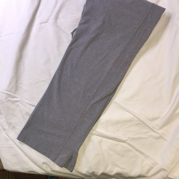 Insa Gray, Cotton-Poly Blend Jersey Knit, Straight Leg, Yoga or Lounging Pants - Picture 6 of 7